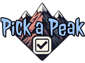 Pick a Peak - list of mountains